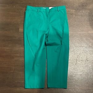 LOFT Teal Riviera Slim Pants
